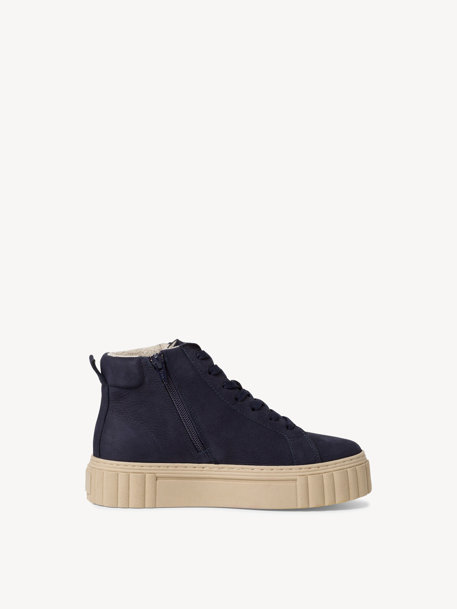 Bottine en cuir - bleu
