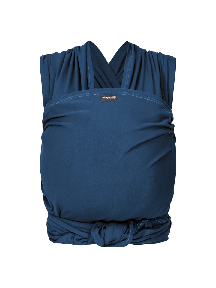 Hoppediz Babytragetuch Elastisches Tragetuch in indigo günstig kaufen 4,60 x 0,50 m