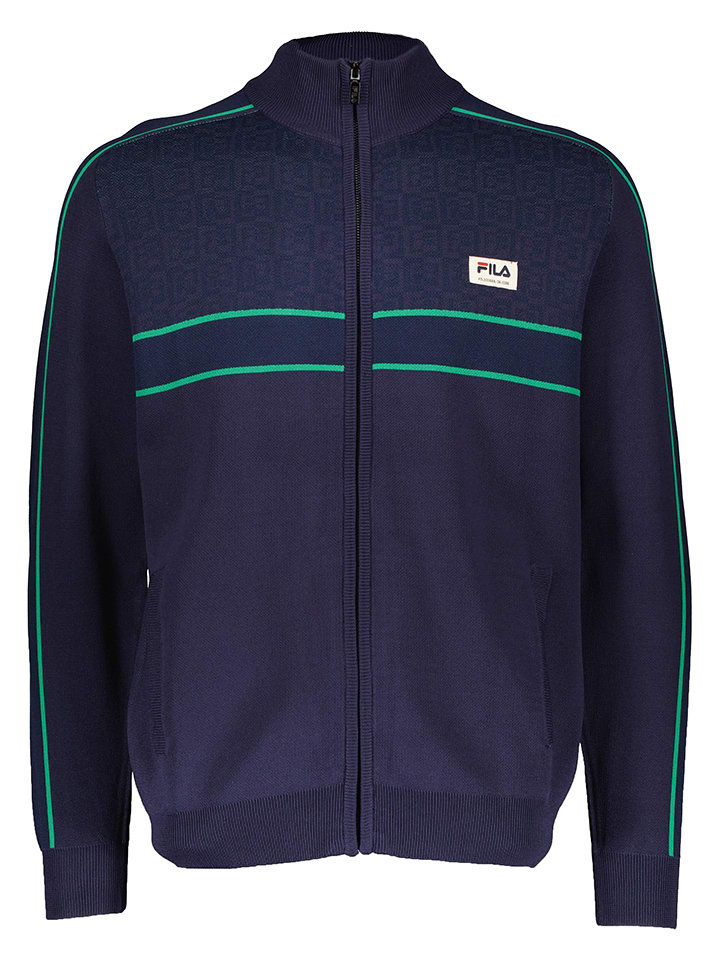 Fila Sweatjacke in Dunkelblau günstig kaufen