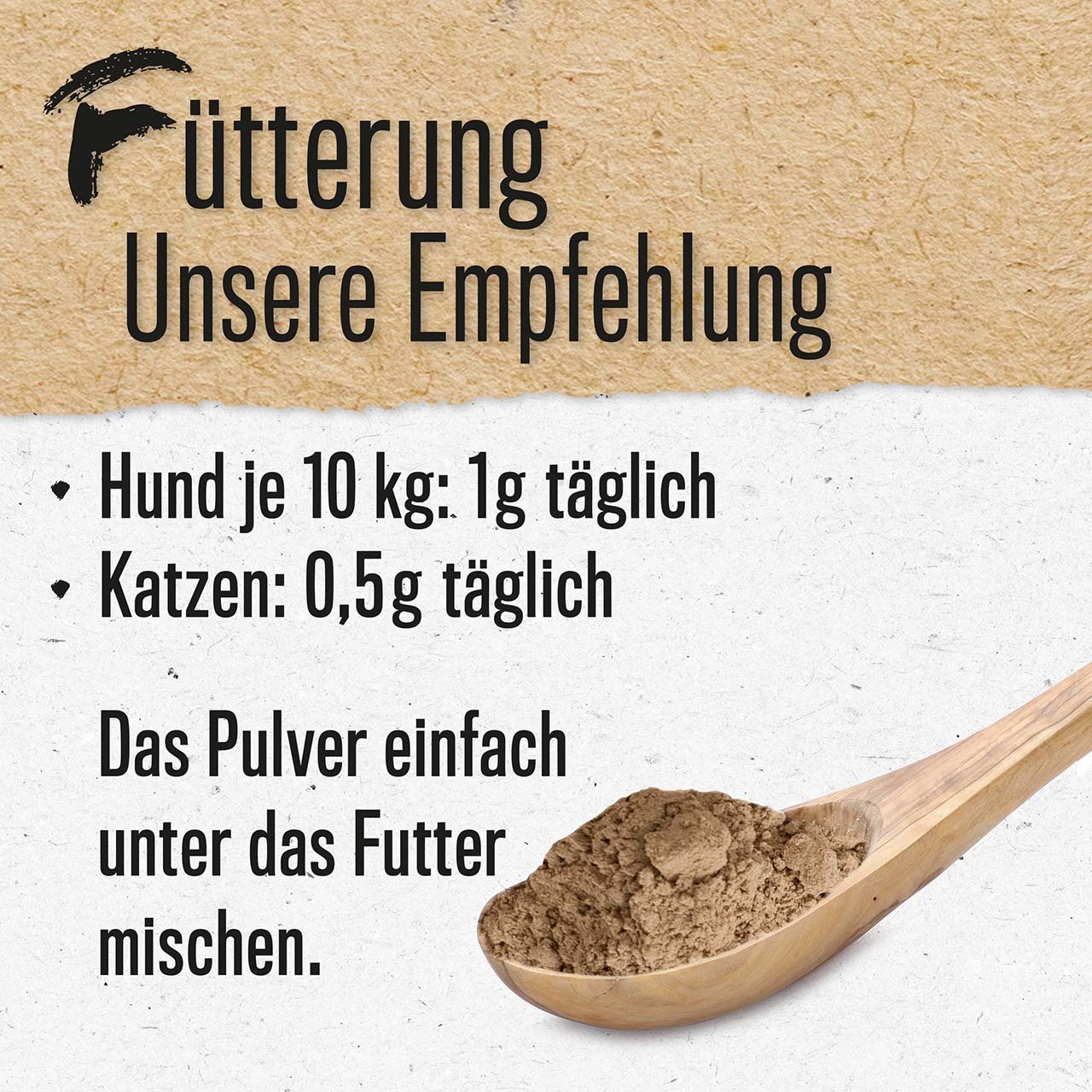 ALPHAZOO Ergänzungsfutter & Aufzucht ALPHAZOO Afrikanische Teufelskralle gemahlen für Hunde und Katzen 250 g