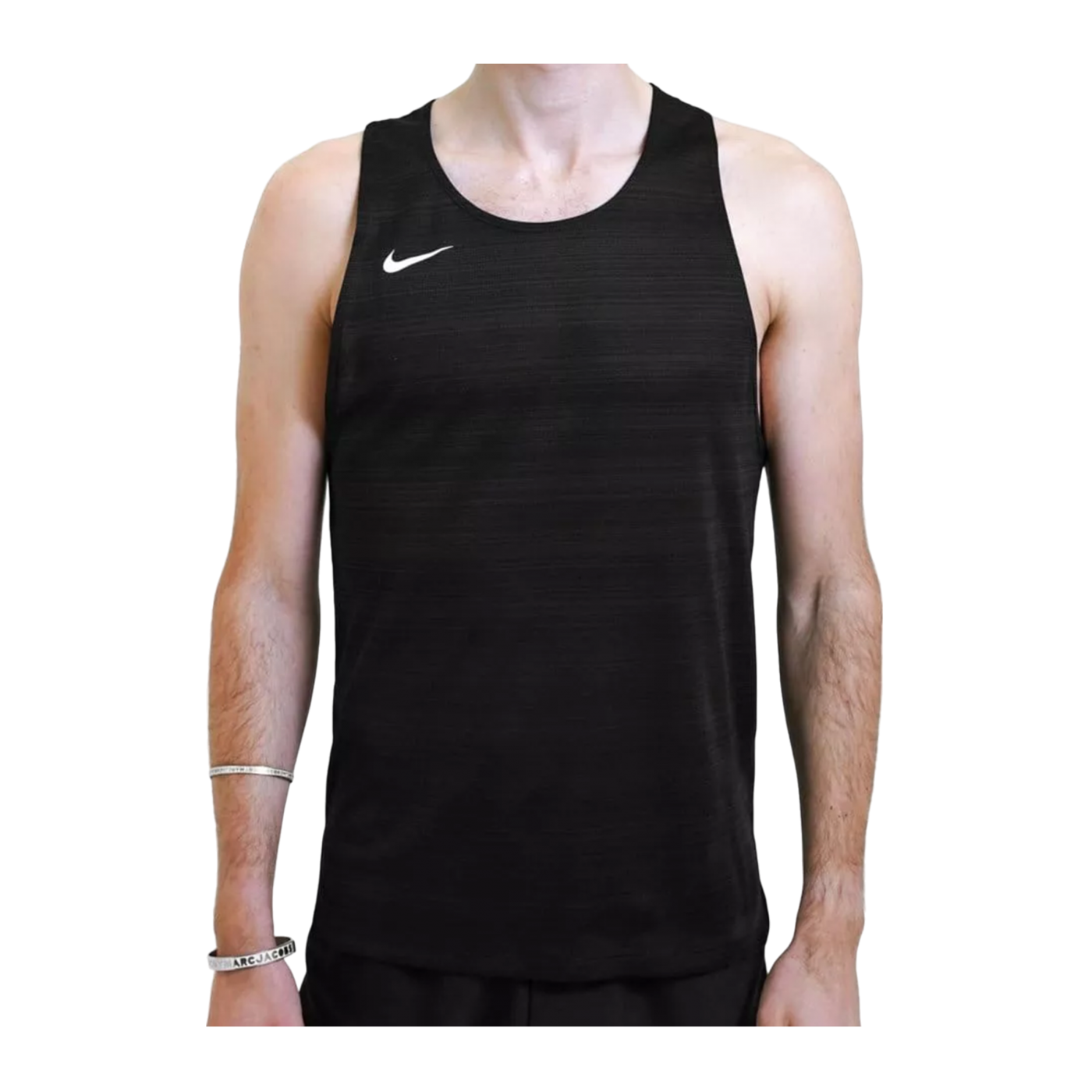 Nike Dry Cool Miler Tank Top Running Schwarz F010