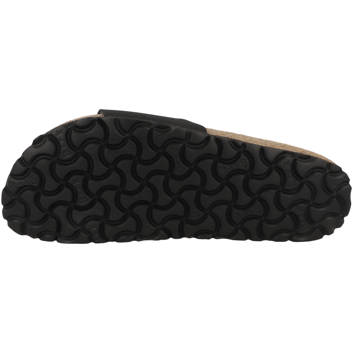 Birkenstock Madrid Birko-Flor Nubuk schmal Sandale schwarz