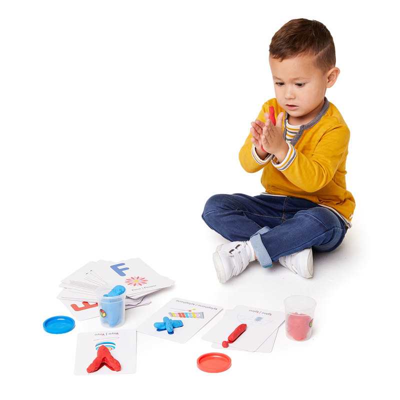 Coffret de lettres à modeler bilingue Oxybul