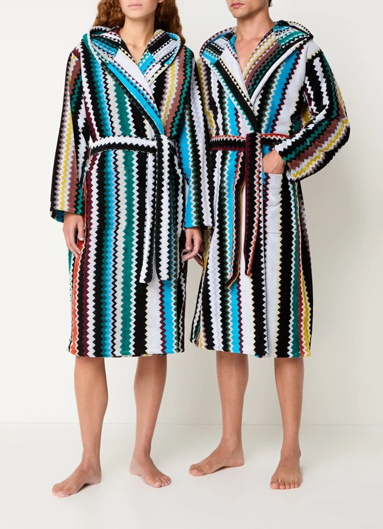 Halat de baie Missoni Curt din bumbac - Unisex