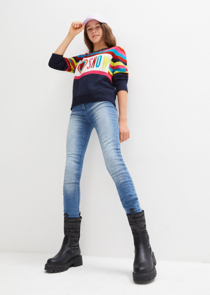 Mädchen Strickpullover