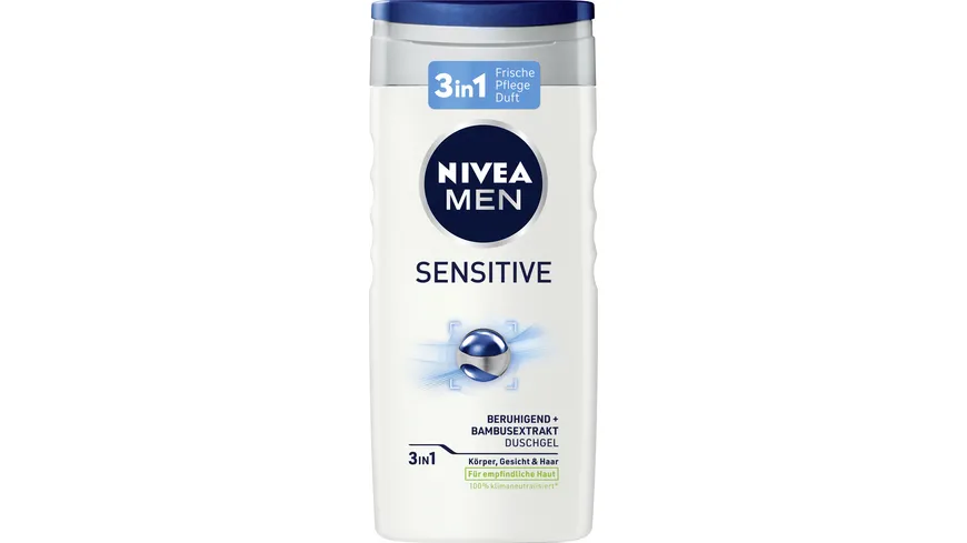NIVEA MEN Duschgel Sensitive 3 in 1 250 ml