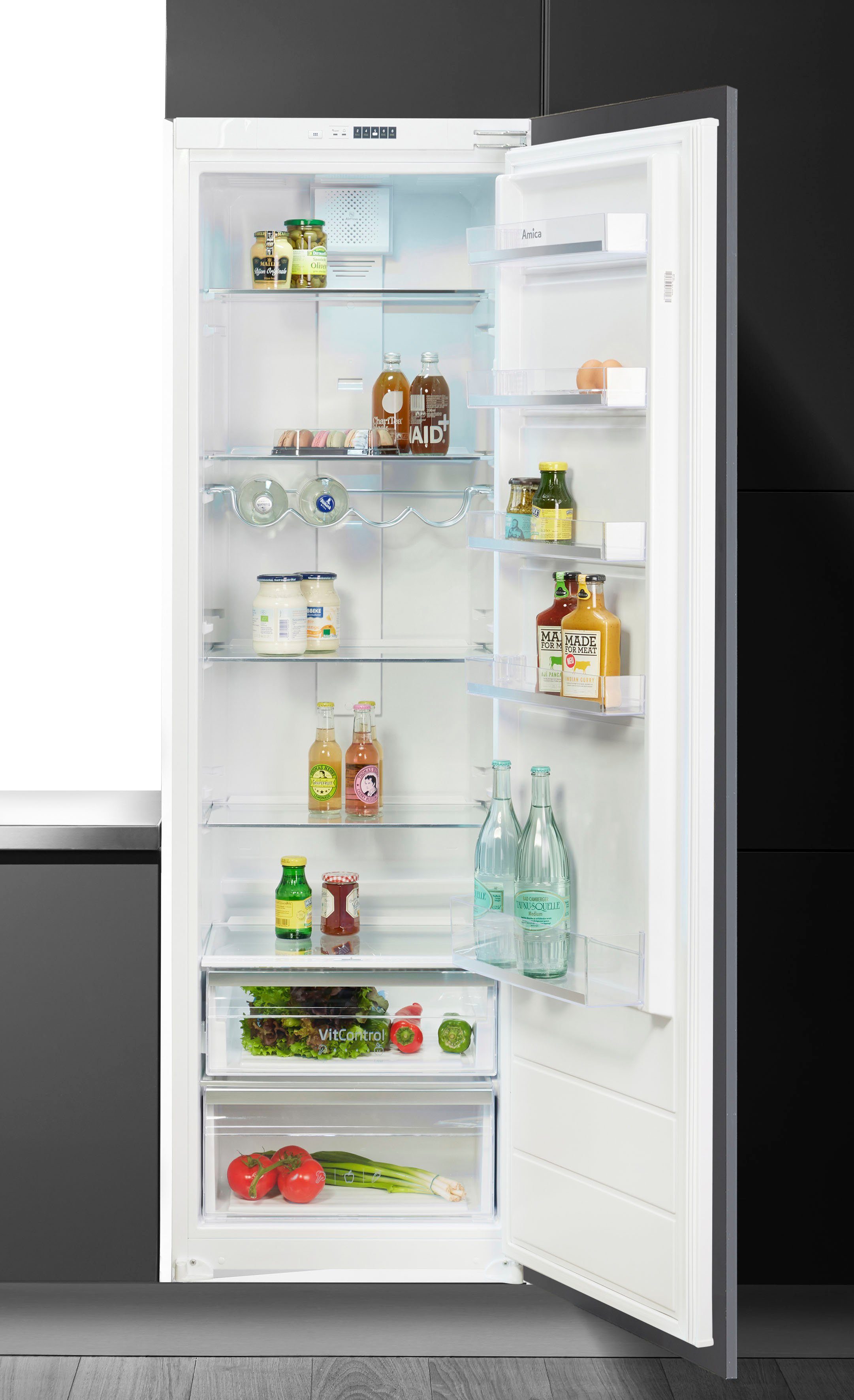 Amica Einbaukühlschrank EVKSS 357 980, 177 cm hoch, 54 cm breit