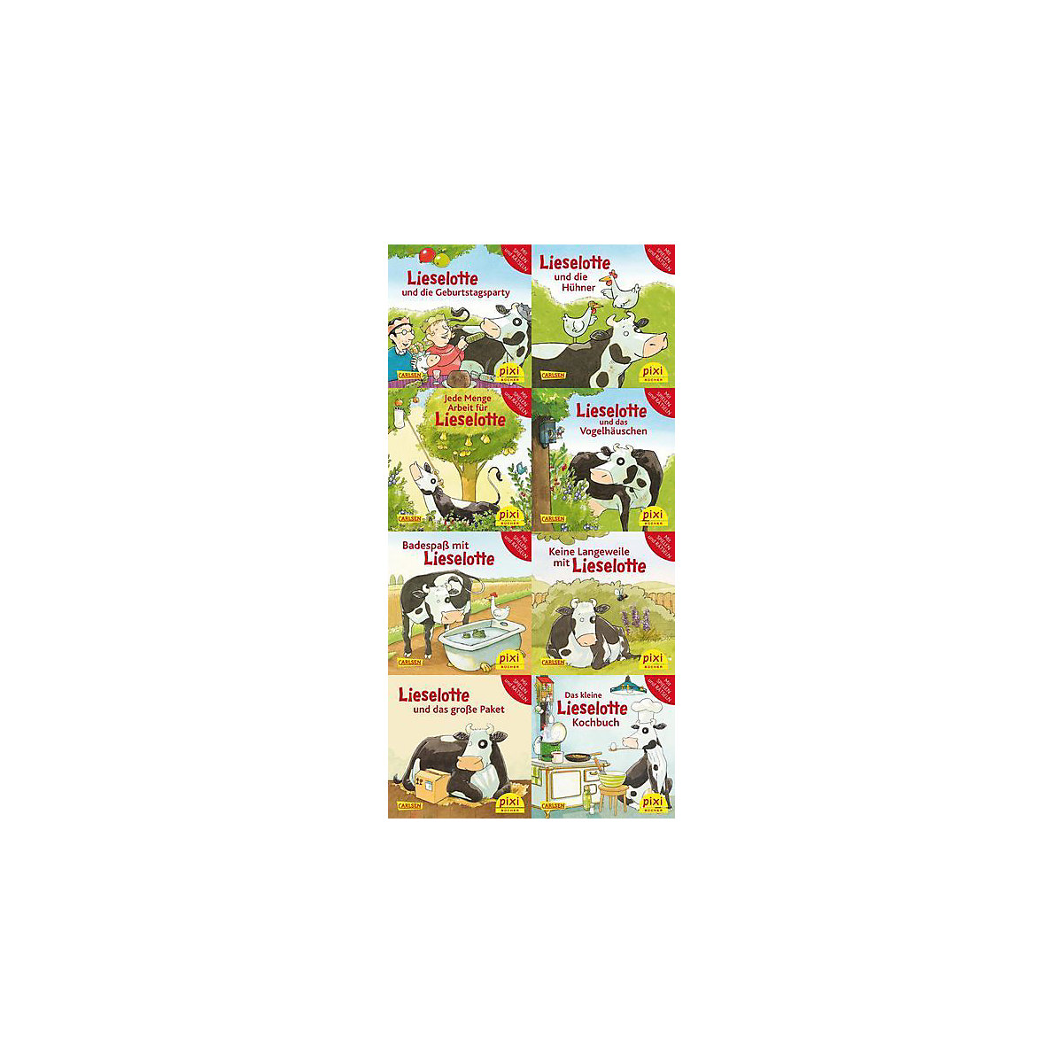 Pixi Bücher: Lieselotte, 8 Hefte