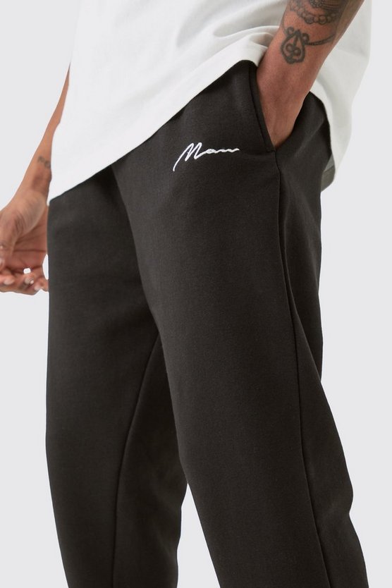 Tall Man Signature Slim-Fit Jogginghose in Schwarz