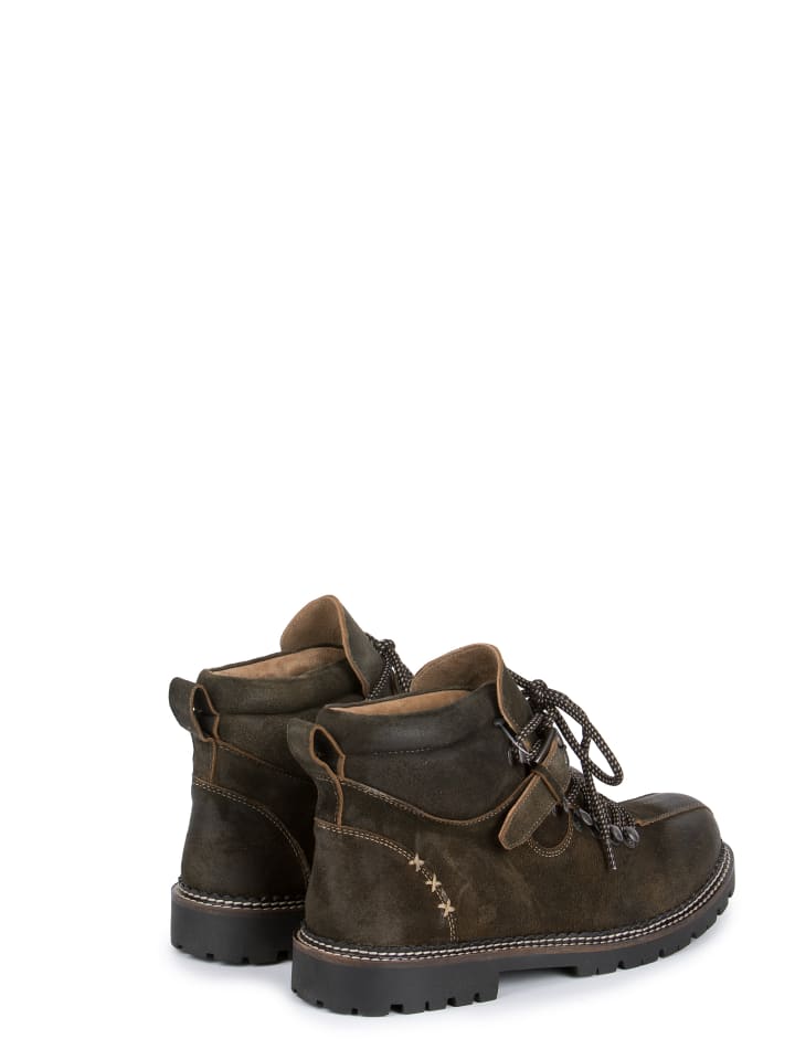 Stockerpoint Stockerpoint Trachtenstiefel Tiago in dunkelbraun gespeckt günstig kaufen