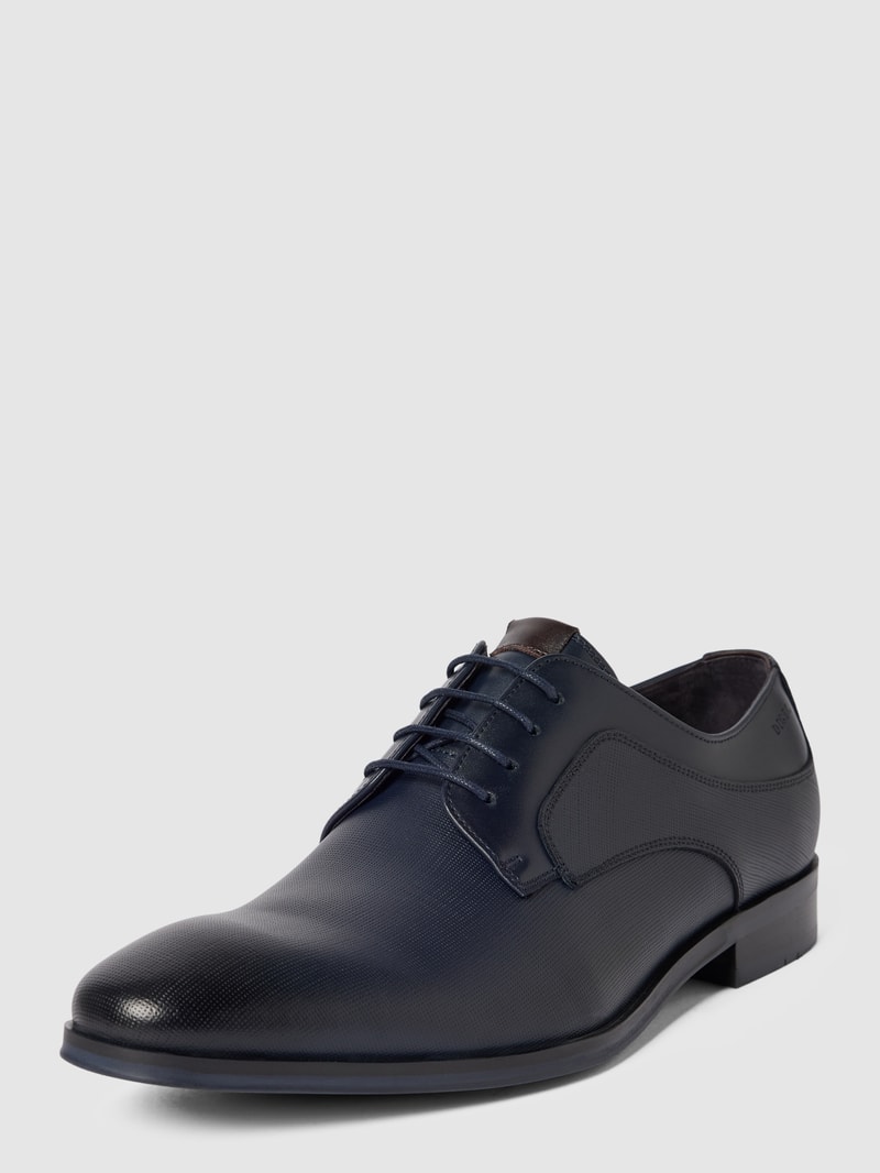 Derby-Schuhe mit Schnürverschluss Modell 'Sio' in marineblau