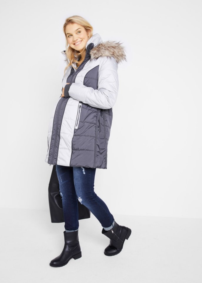 Umstandsjacke / Tragejacke, gesteppt