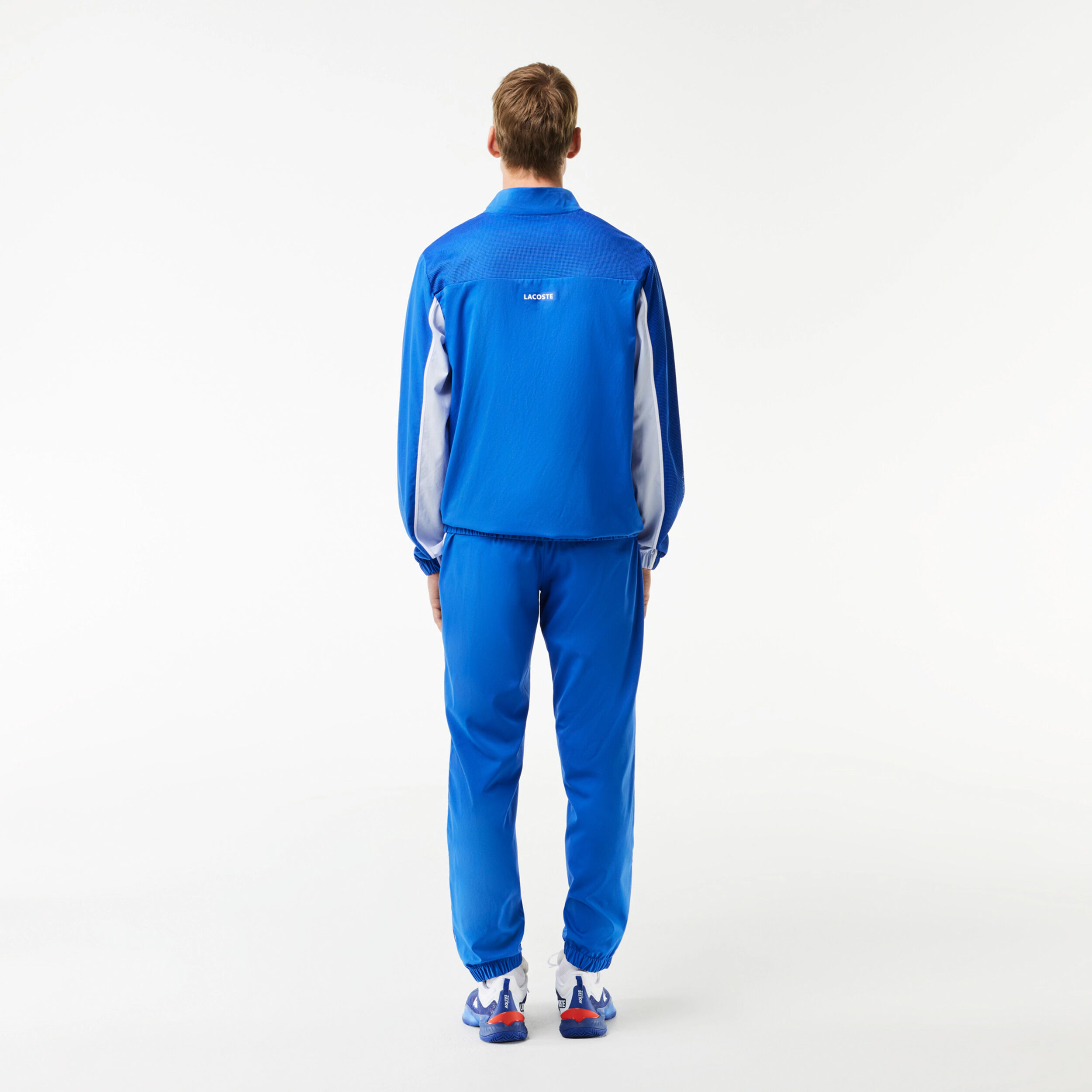 Tennis Overall Colourblock Trainingsanzug Herren - Blau, Weiß