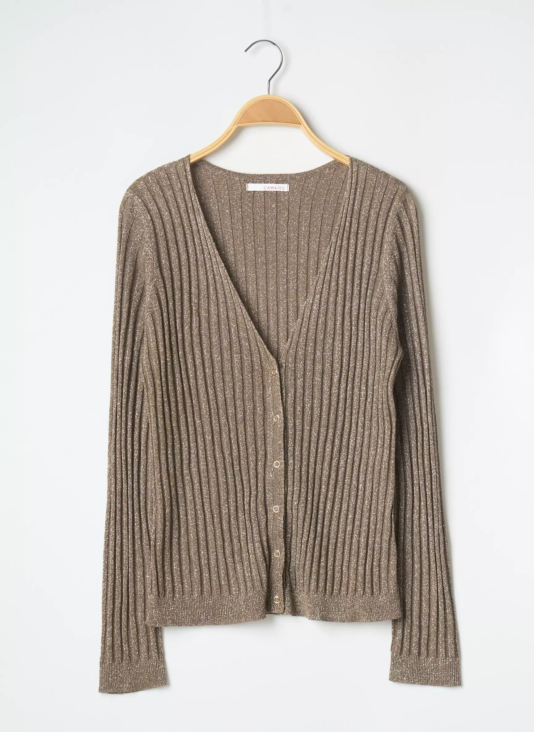Camaieu Cardigans Femme couleur vert