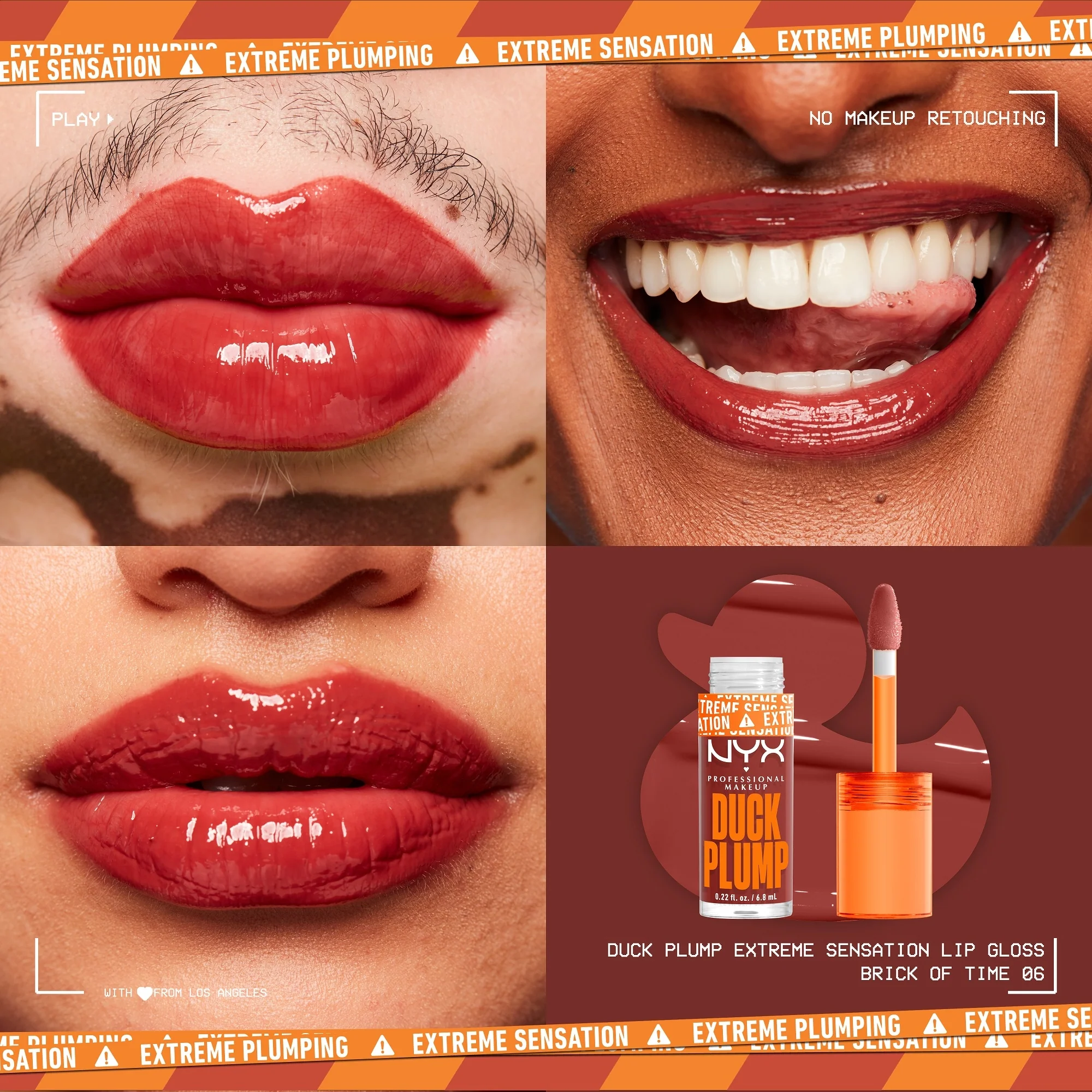 Duck Plump Lipgloss – Glänzender, voluminöser Lippen