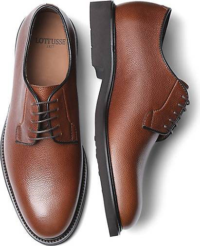 Lottusse Oxford Aus Kalbsveloursleder In Braun
