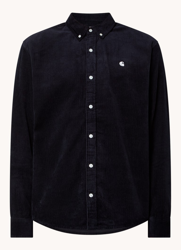 Carhartt WIP Majica regular fit iz korduroja z vezenim logotipom