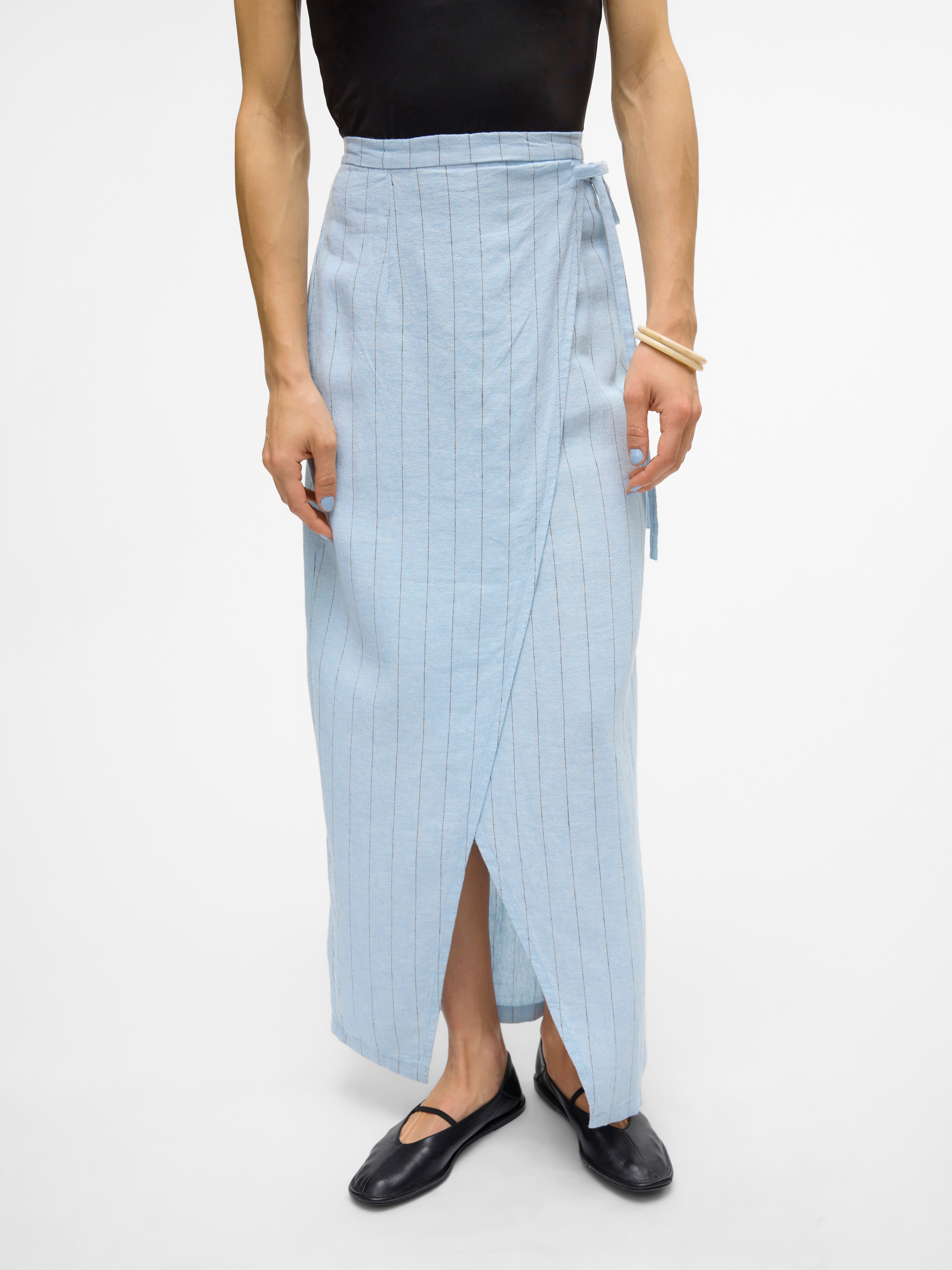 VMMINDY Hohe Taille Langer Rock