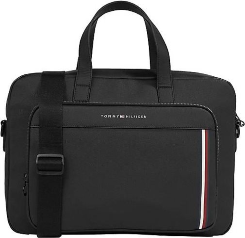 TOMMY HILFIGER Laptop-Tasche TH PIQUE PU SLIM COMPUTER BAG
