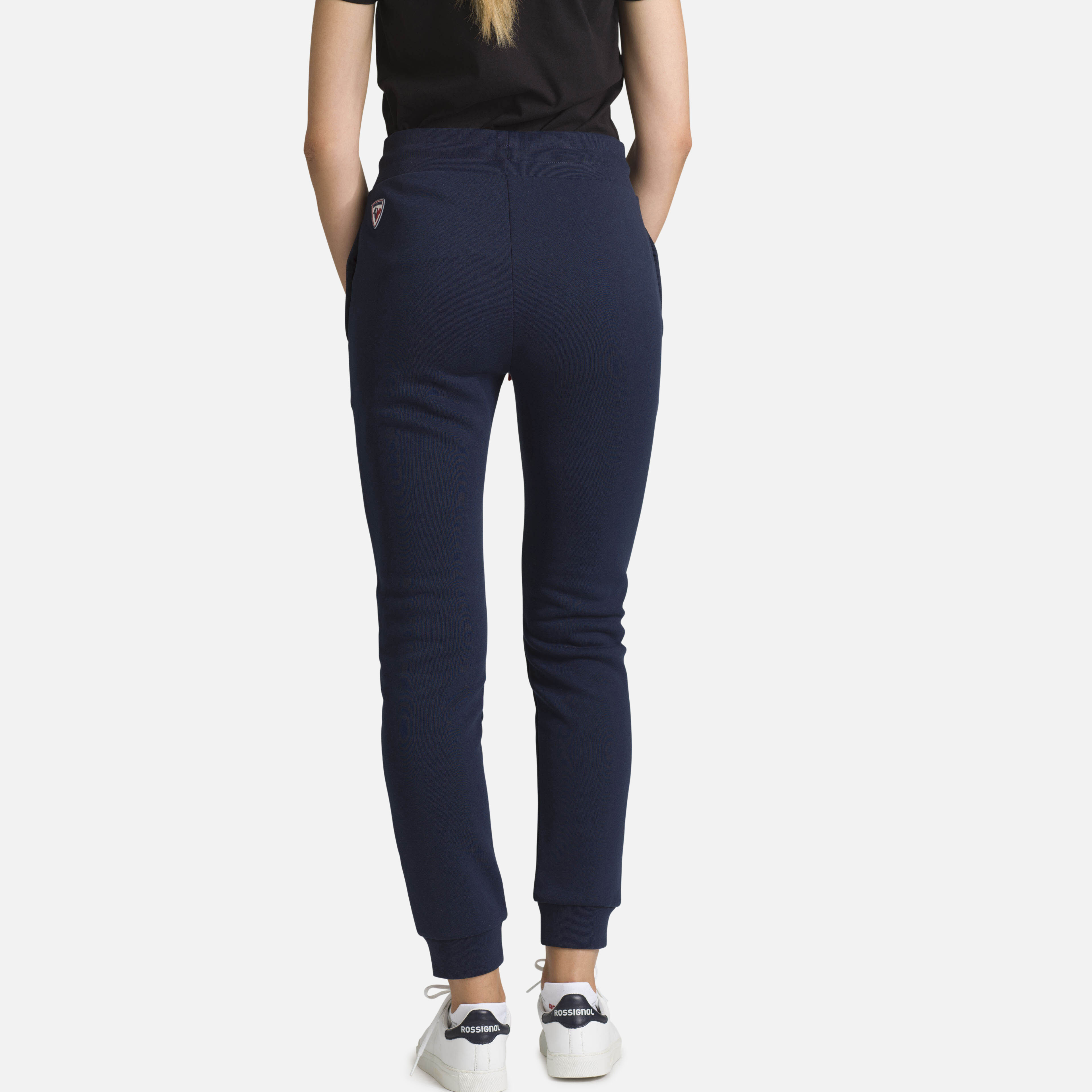 Pantalon en coton logo femme
