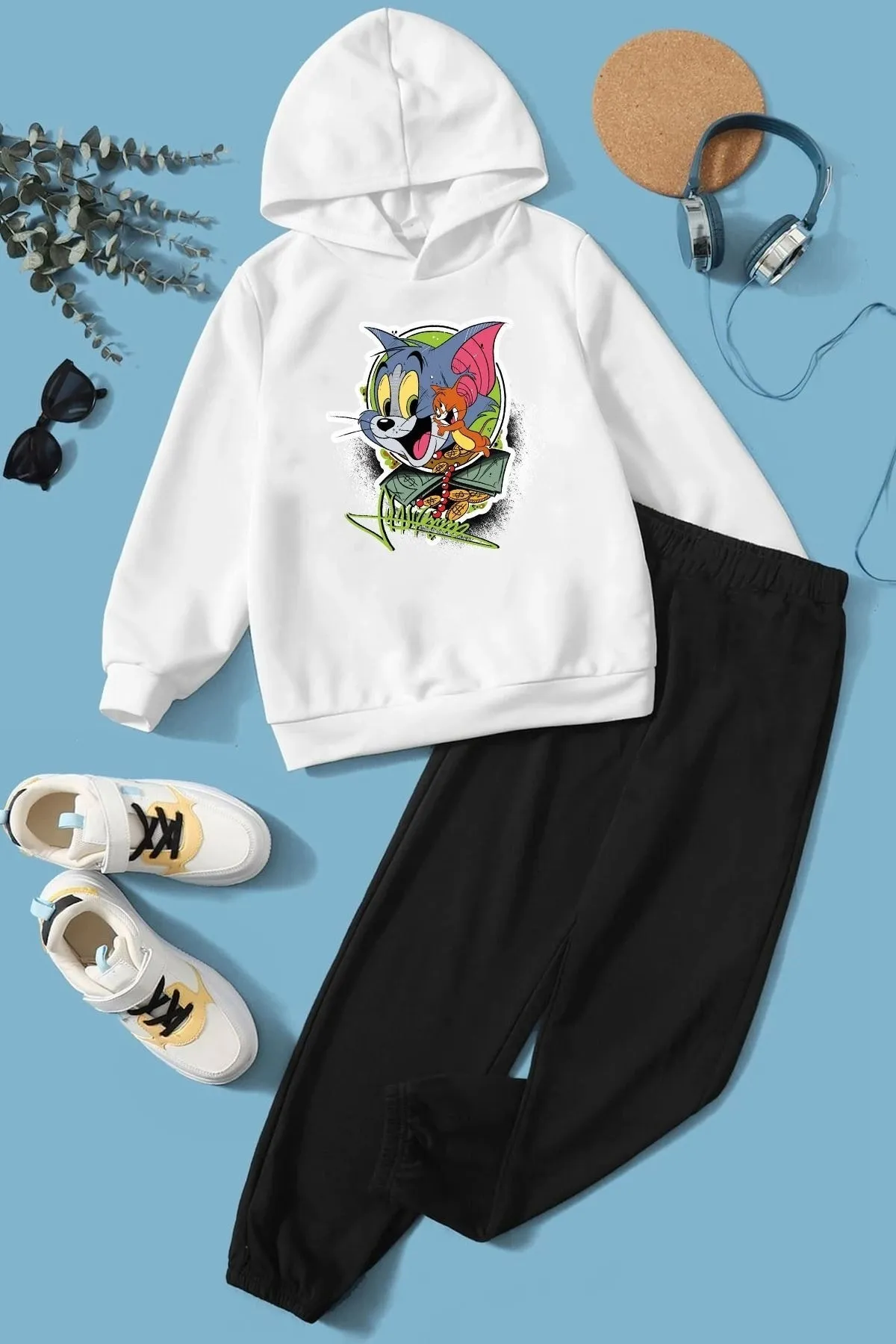 uyguntarz  Tom Jerry-Trainingsanzug-Set für Kinder