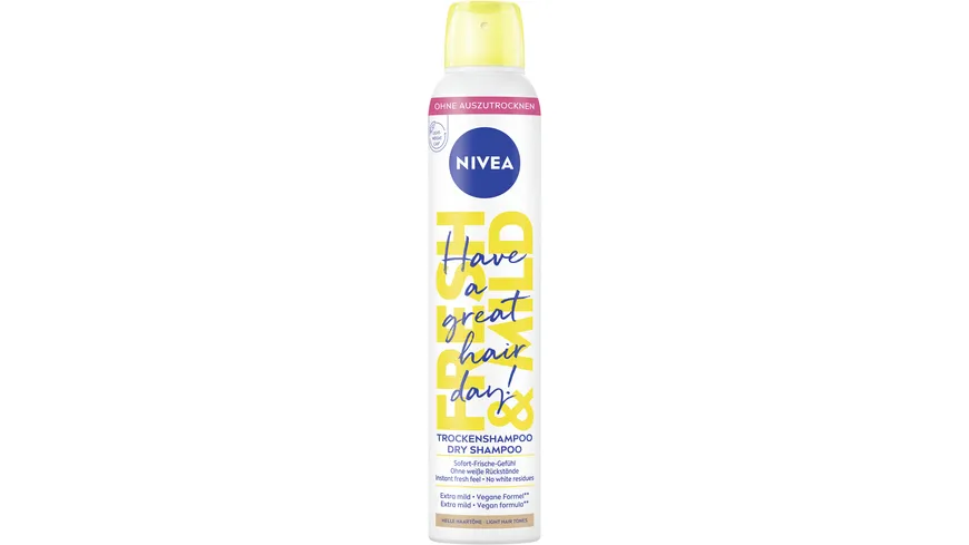NIVEA Trockenshampoo Fresh&Mild helle Haartöne 200 ml