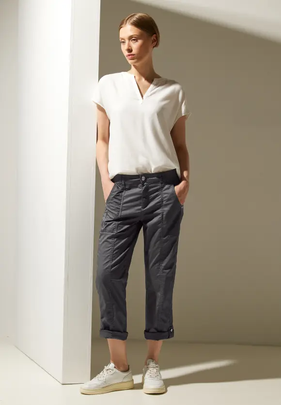 Street One Casual Fit Turn-Up Hose