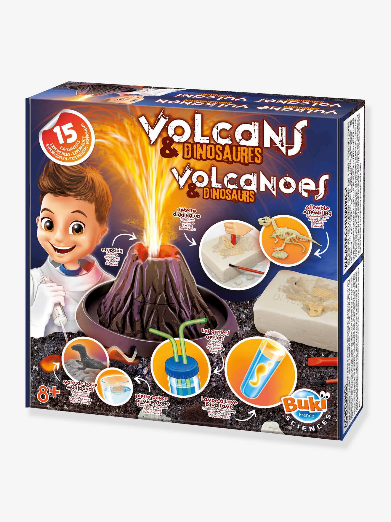 Volcans et dinosaures BUKI rouge