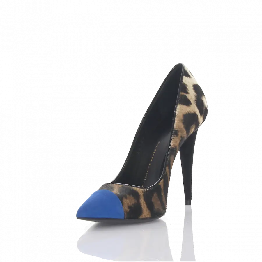 Giuseppe Zanotti - Pumps Kalbsleder Pony Leo Print leopard - bunt