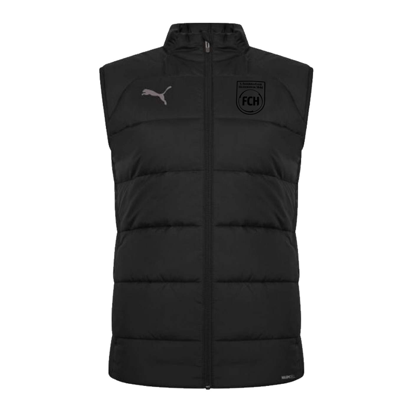 PUMA 1. FC Heidenheim Weste Schwarz F03