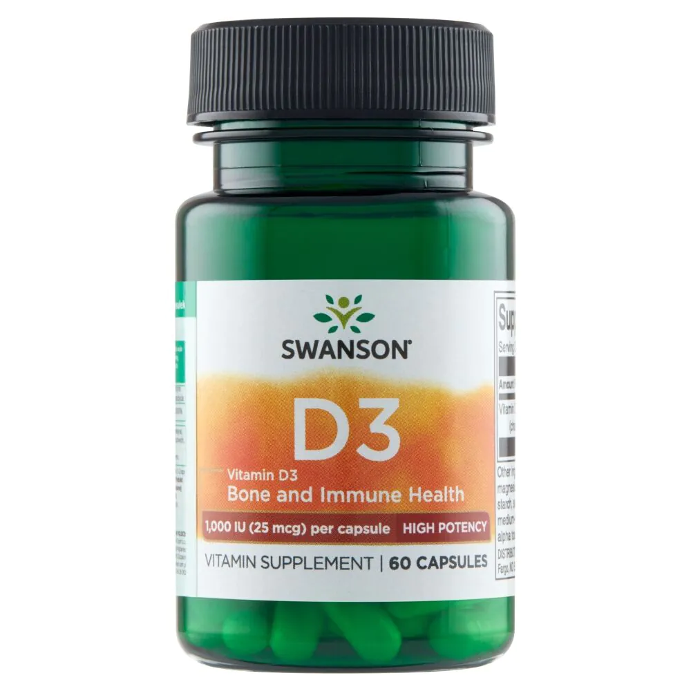 Κάψουλες Swanson Vitamin D3 1000 IU