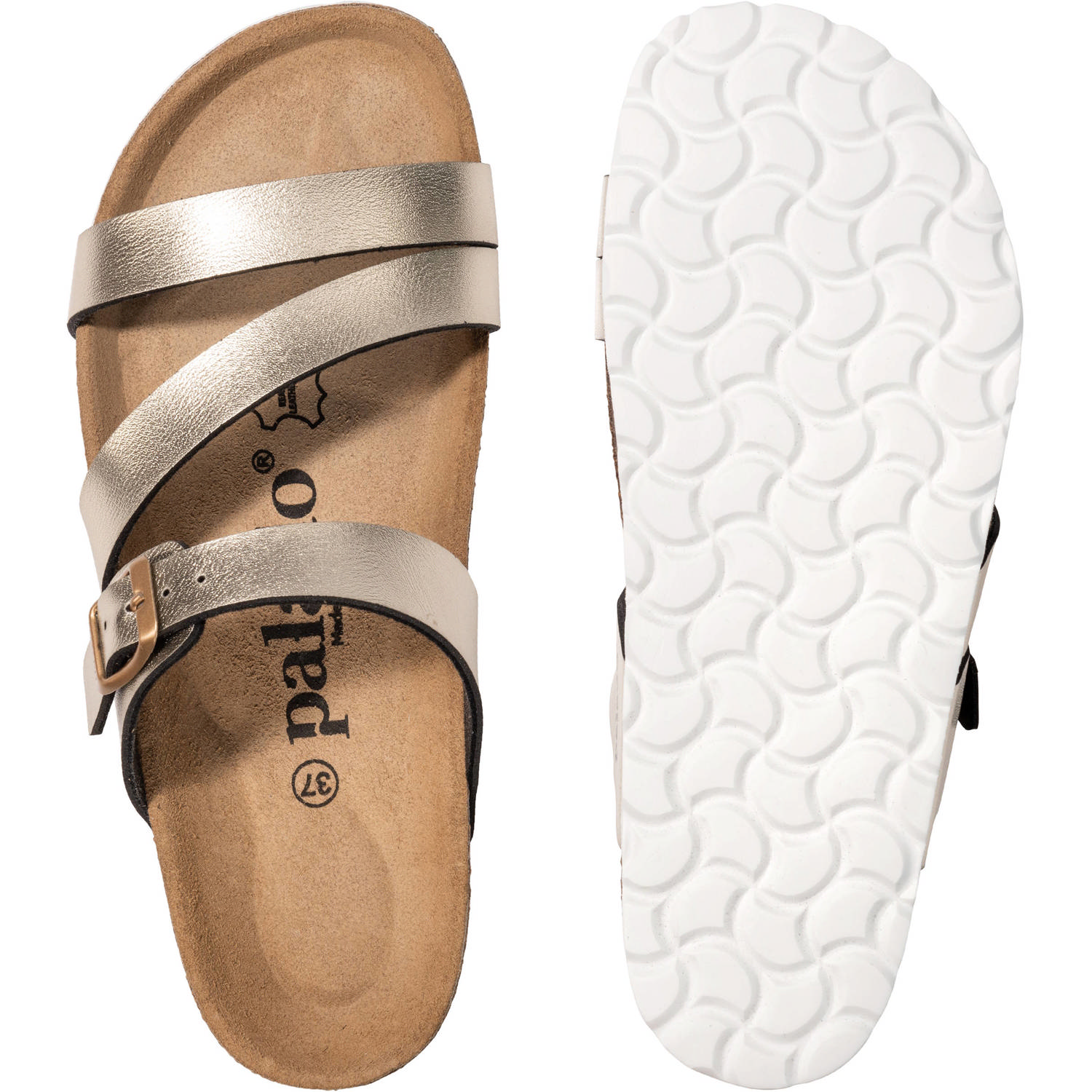 Palado Ikaria Metallic, Pantoletten, Damen, Altgold