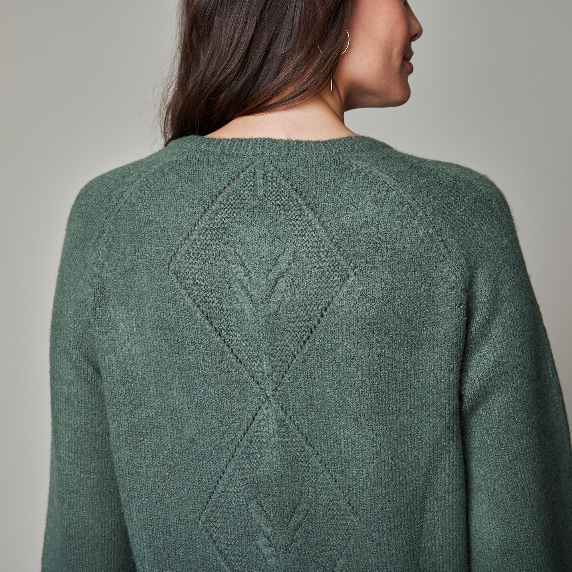 Robe-pull manches longues col boutonné