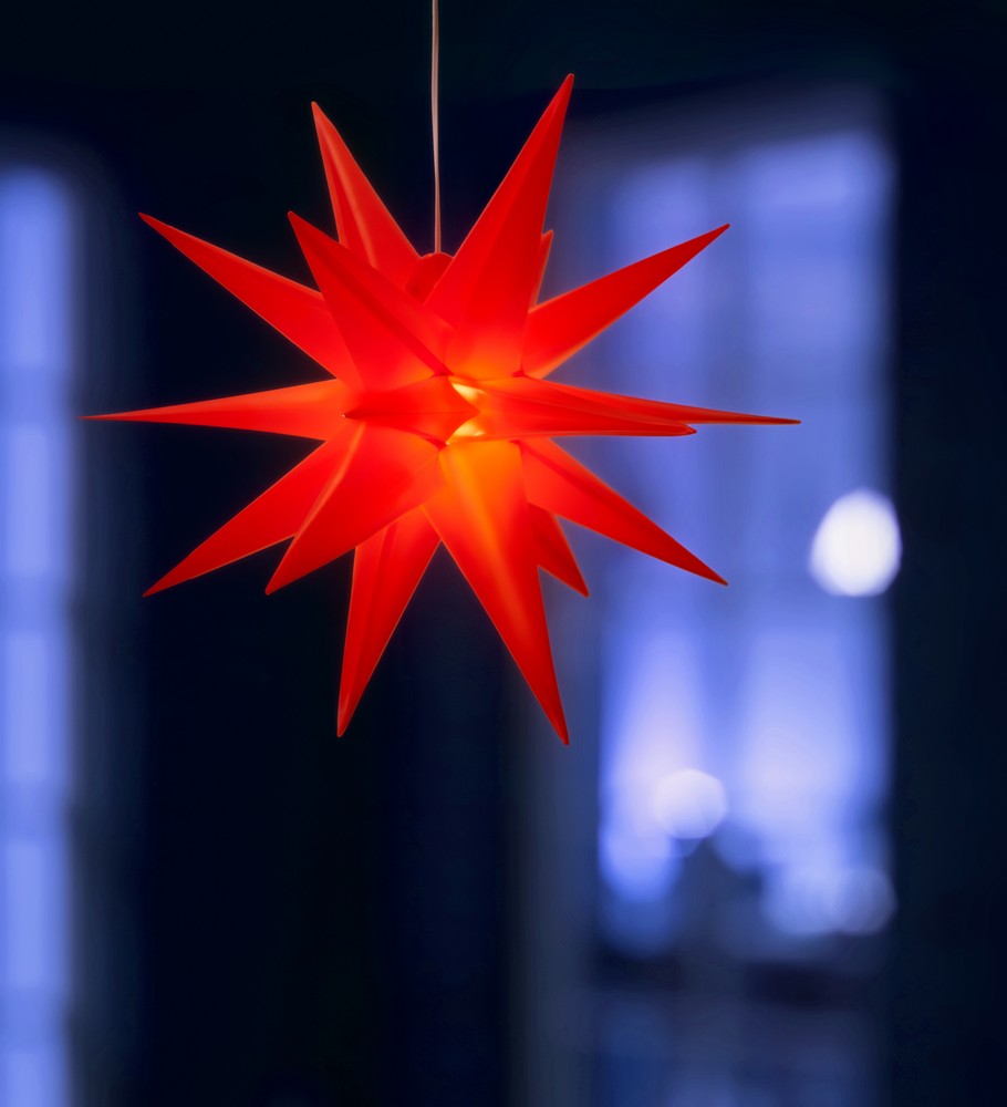 I-Glow LED 3D-Leuchtstern - Rot