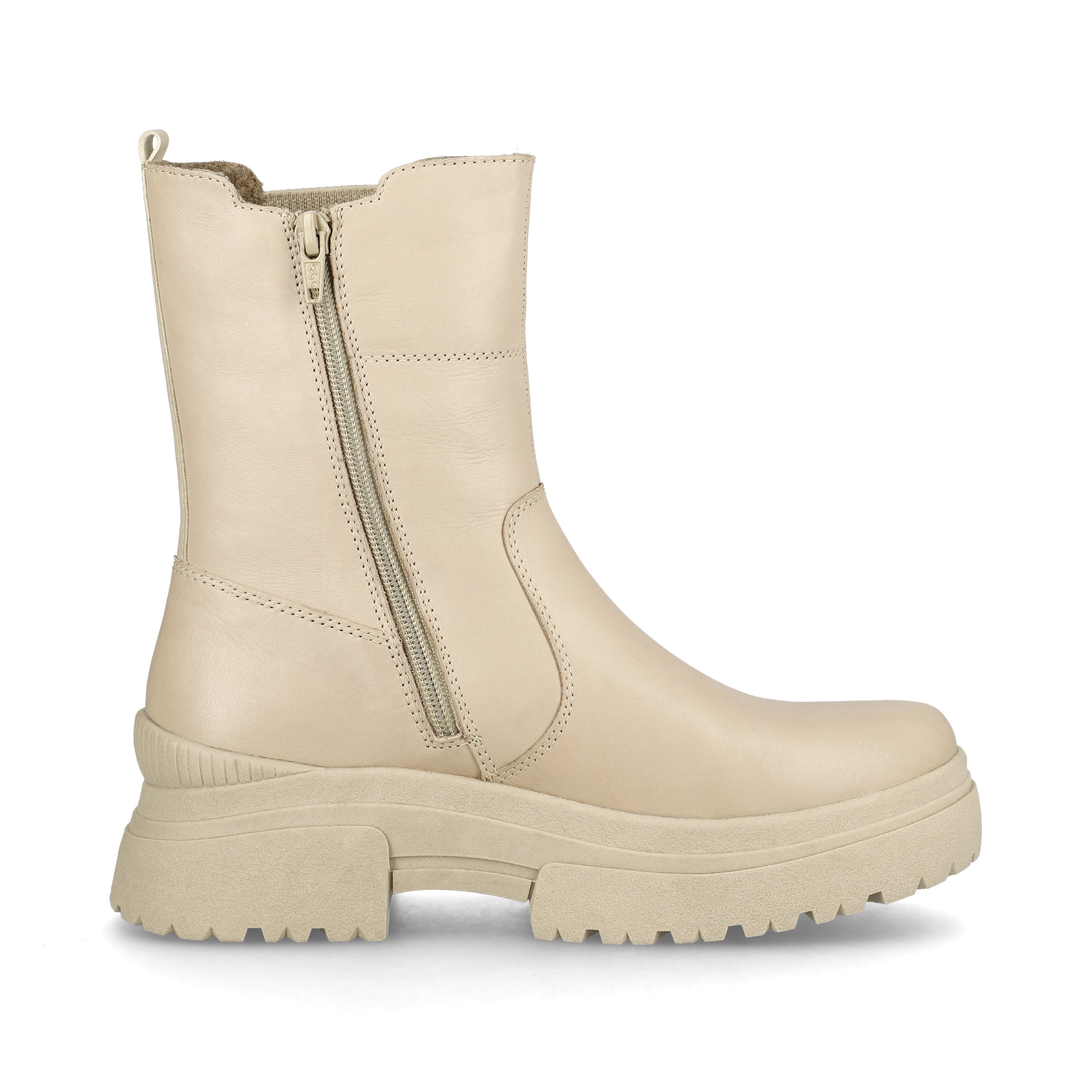 Rieker Damen Chelsea Boots creme beige