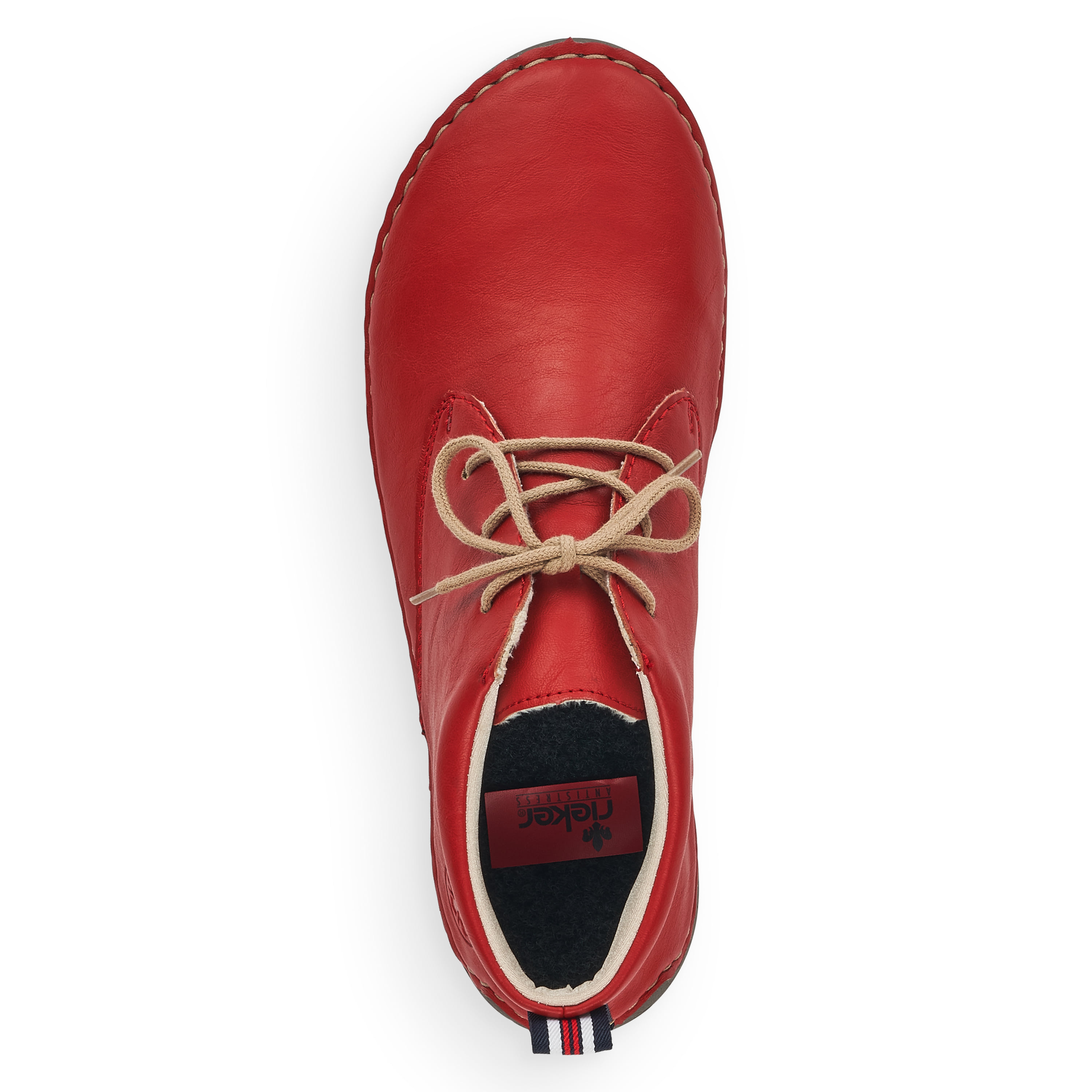 Rieker Damen Schnürschuhe feuerrot