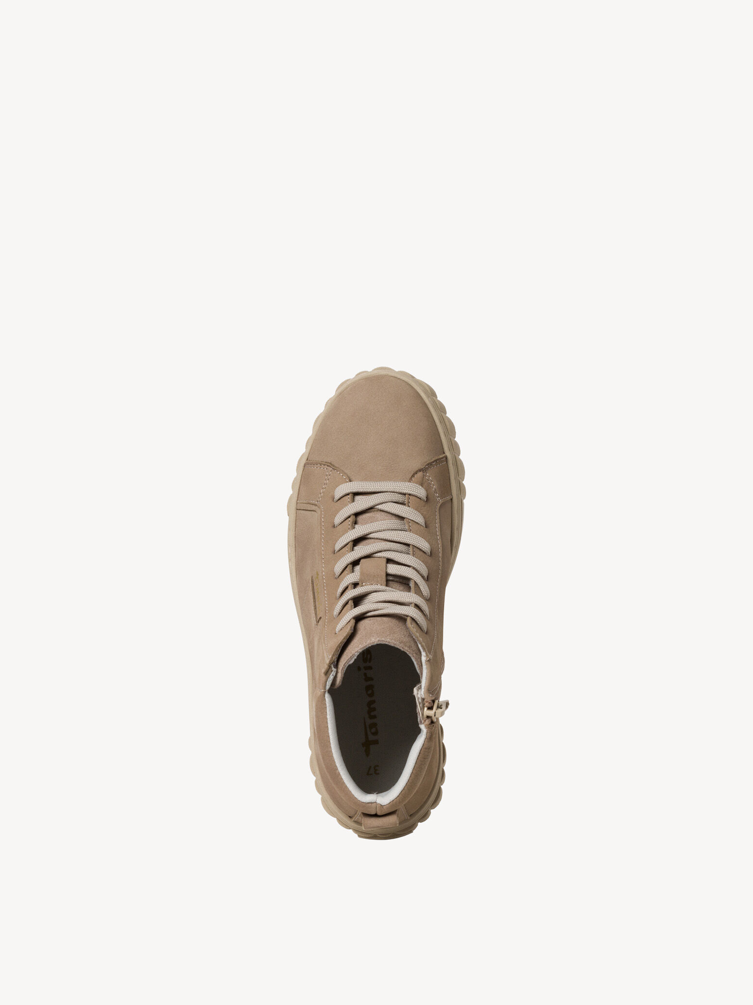 Bottine en cuir - beige