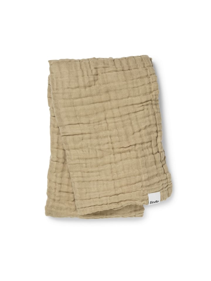 Elodie Details Crinkled Blanket - Pure Khaki in Beige 120 x 120cm günstig kaufen onesize