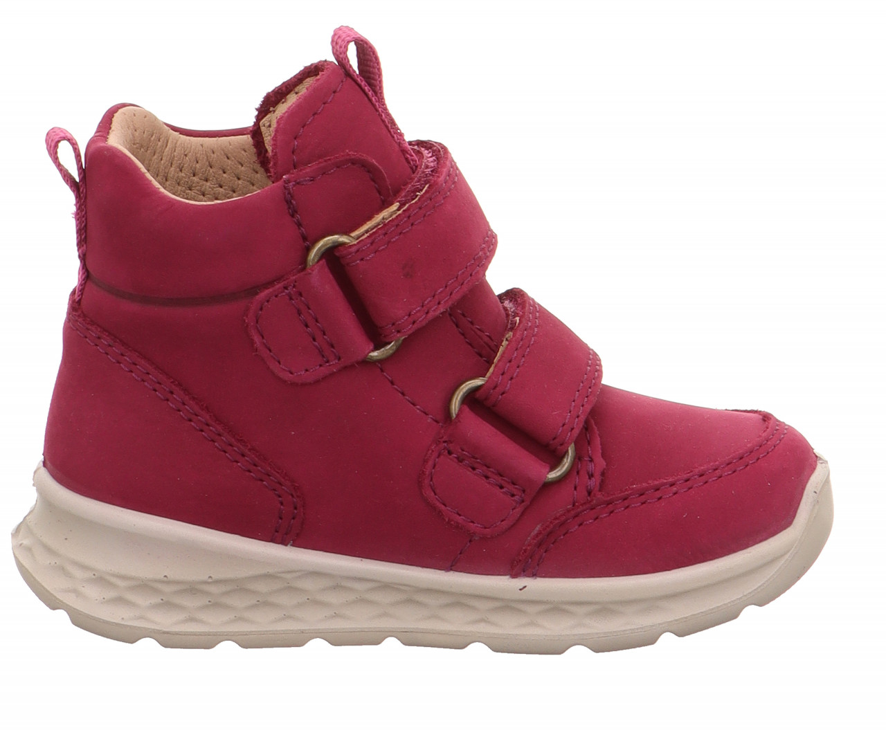 BREEZE - Rot/Rosa Sneaker high mit Klettverschluss