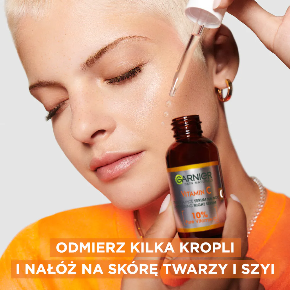 „Garnier Skin Naturals“ vitamino C šviesinantis naktinis serumas