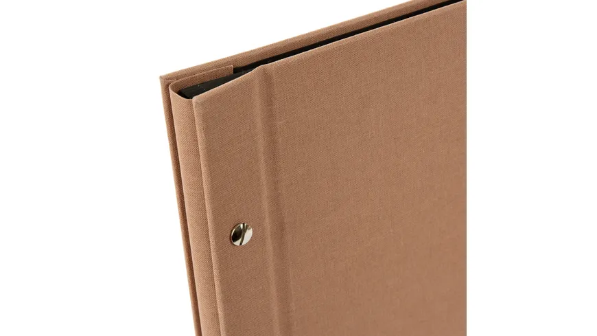 goldbuch Schraubalbum Bella Vista Haselnuss, 39x31cm, 40 schwarze Seiten - erweiterbar