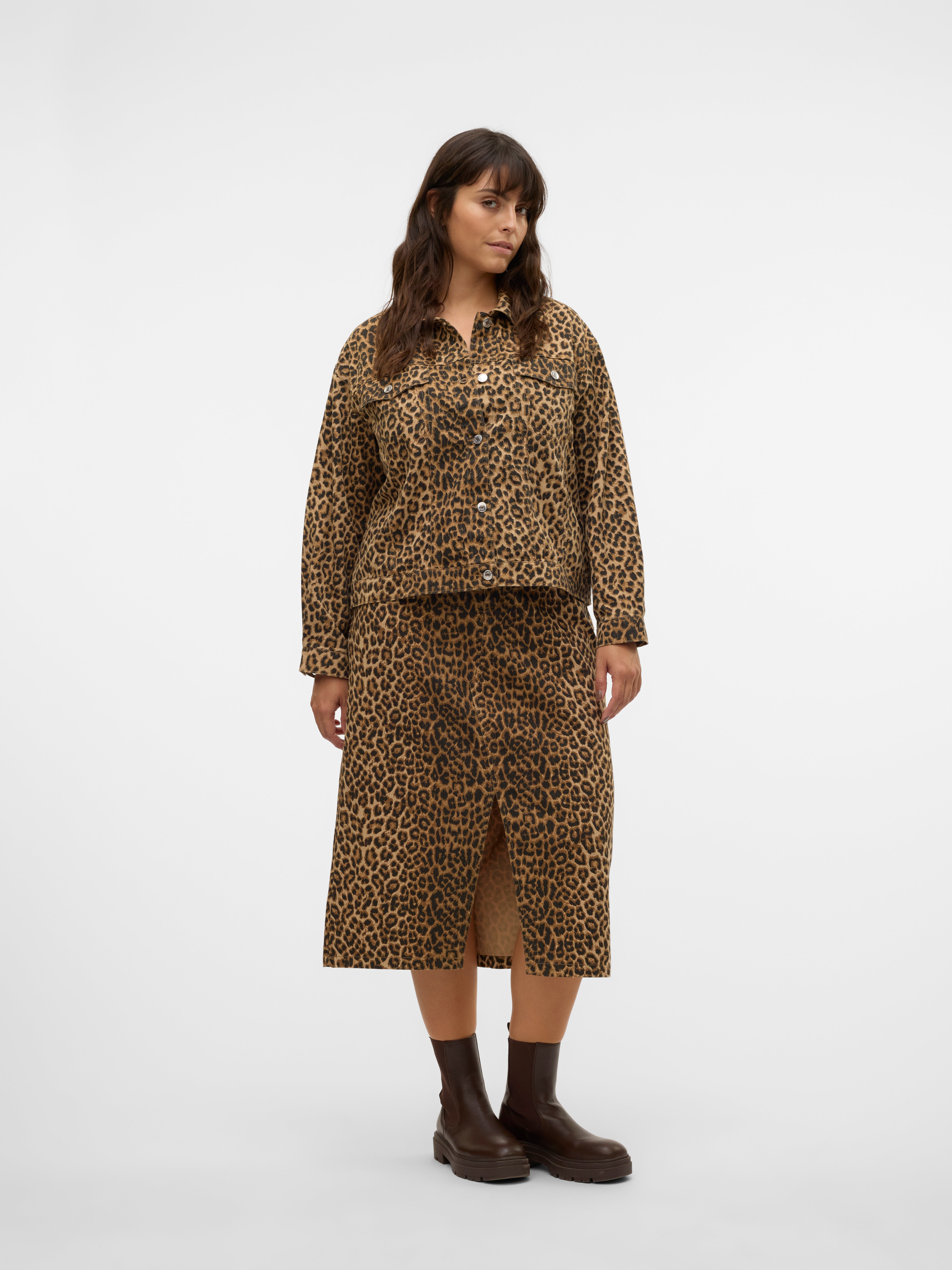 VMCVERI Hohe Taille Langer Rock