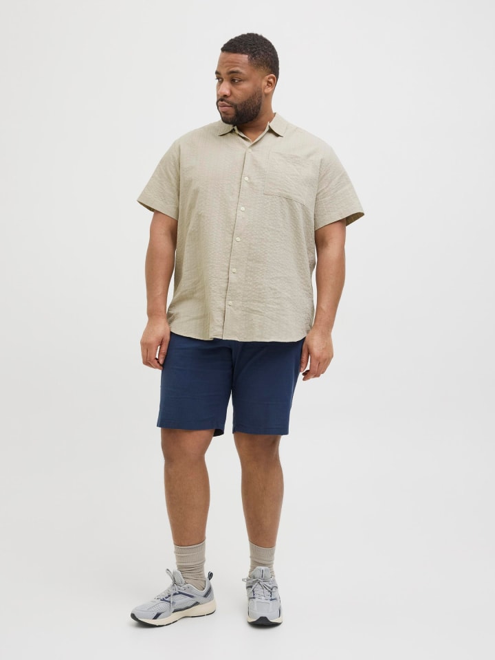 JACK & JONES PLUS Hemd in Silver Lining günstig kaufen