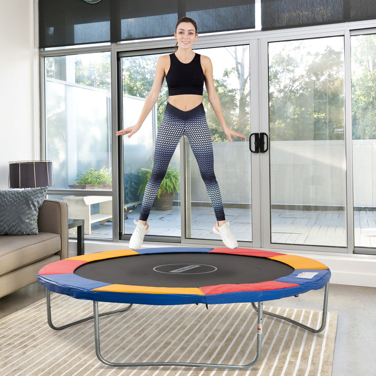 HOMCOM Randabdeckung für Trampolin Randschutz Abdeckung Ersatz 3 Größen