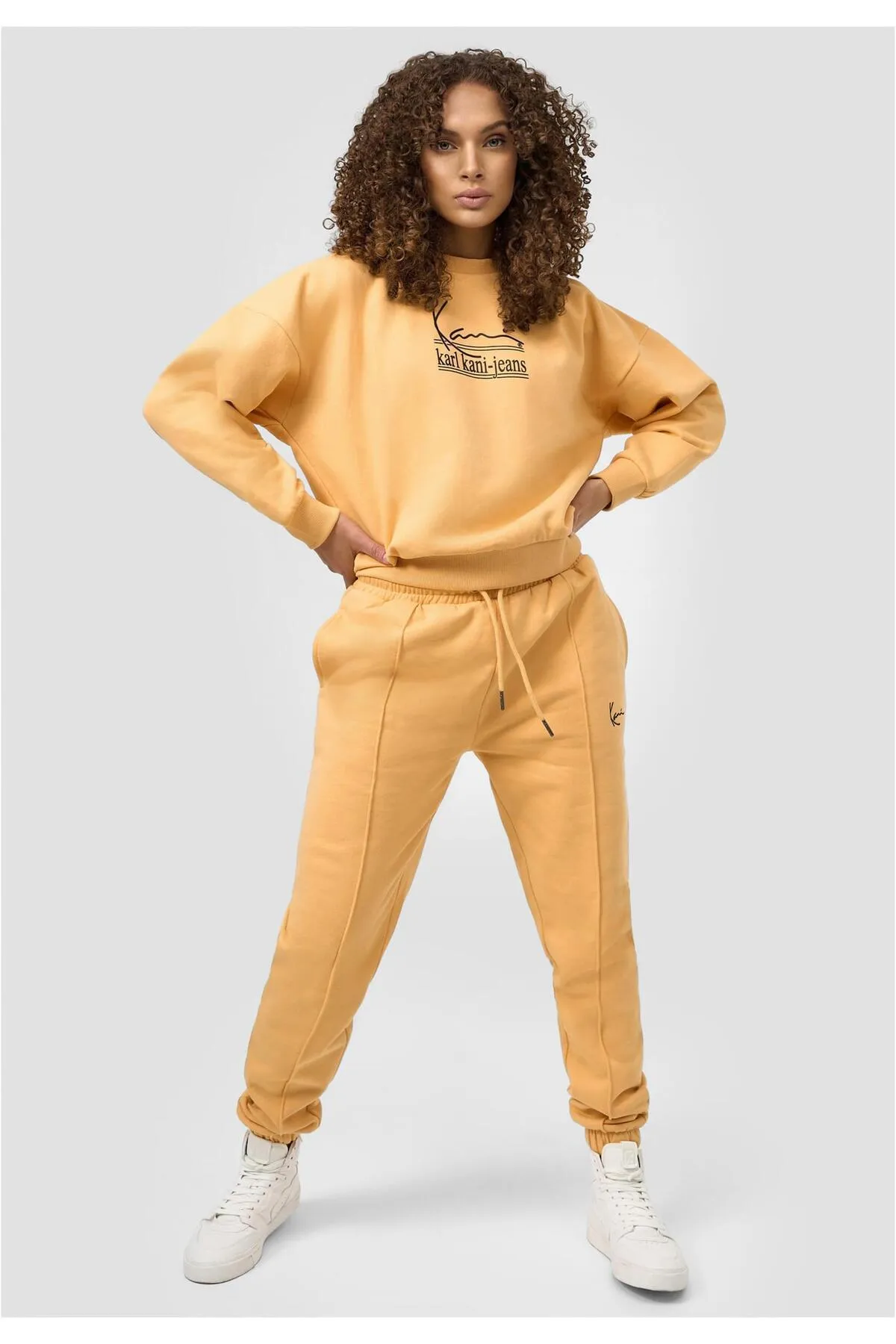 KARL KANI  Jogginghose - Orange - Straight