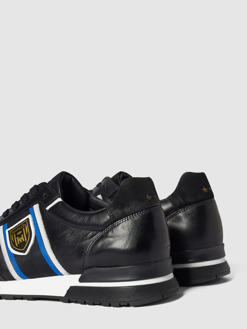 Sneaker mit Label-Details Modell 'SANGANO' in schwarz