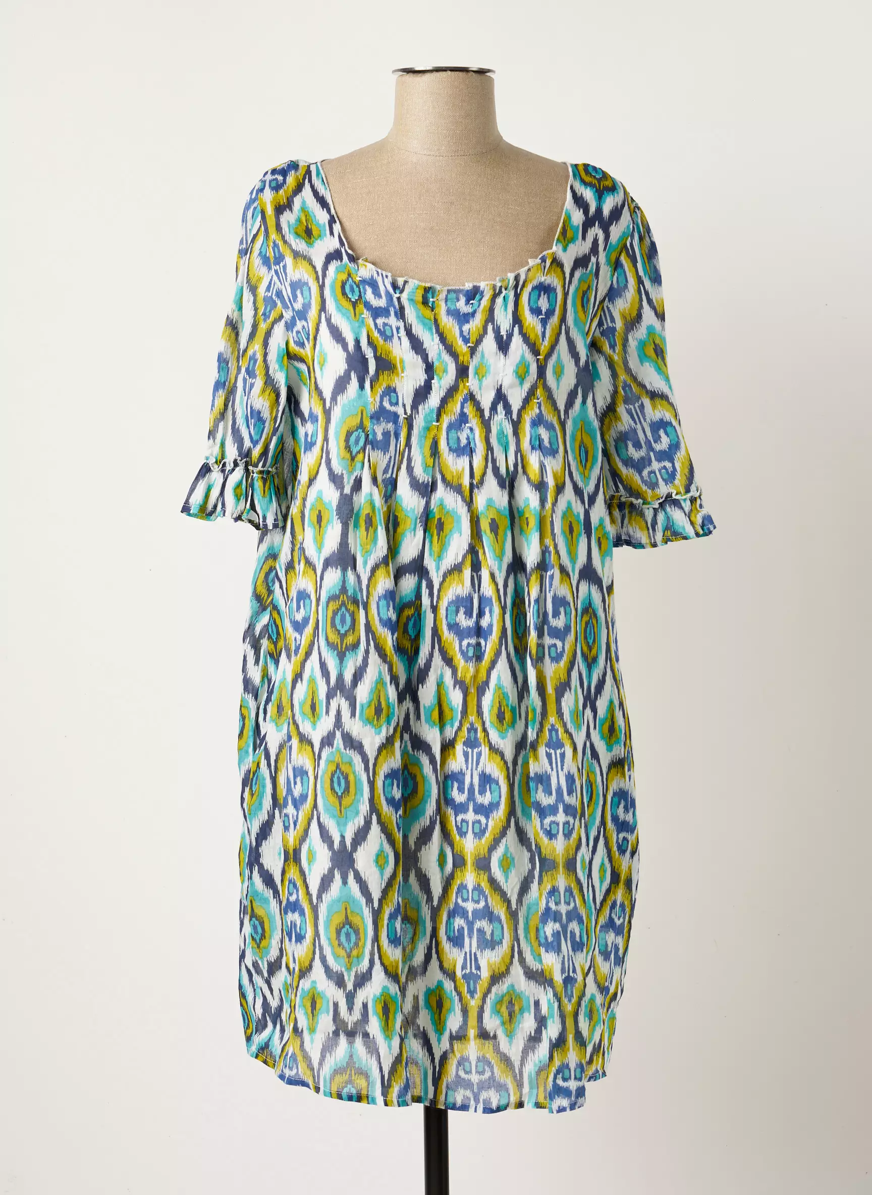 Me Tisse Robes Courtes Femme couleur bleu