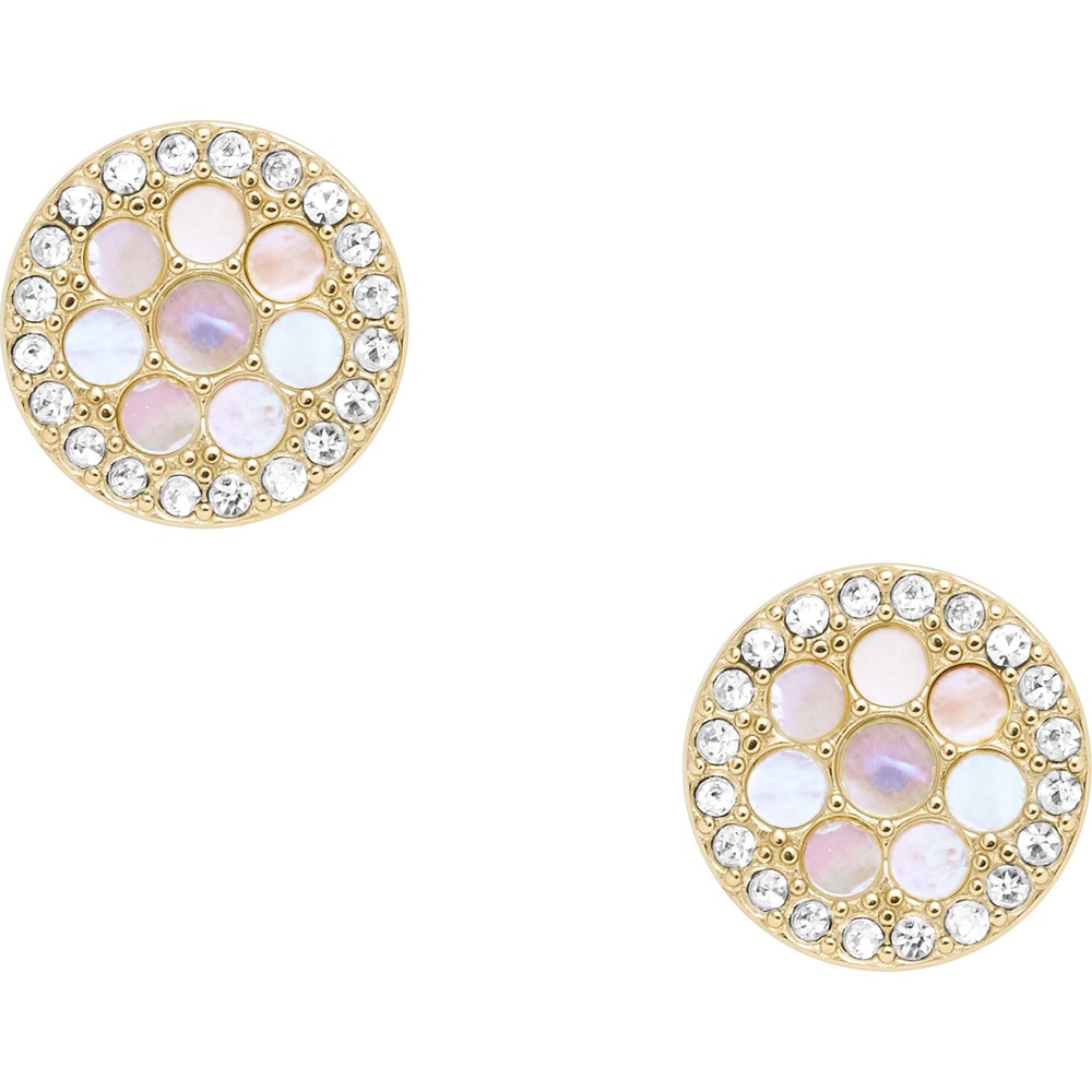 Fossil Boucles d'oreilles à fermoir à poussette Acier inoxydable Boucles d'oreilles