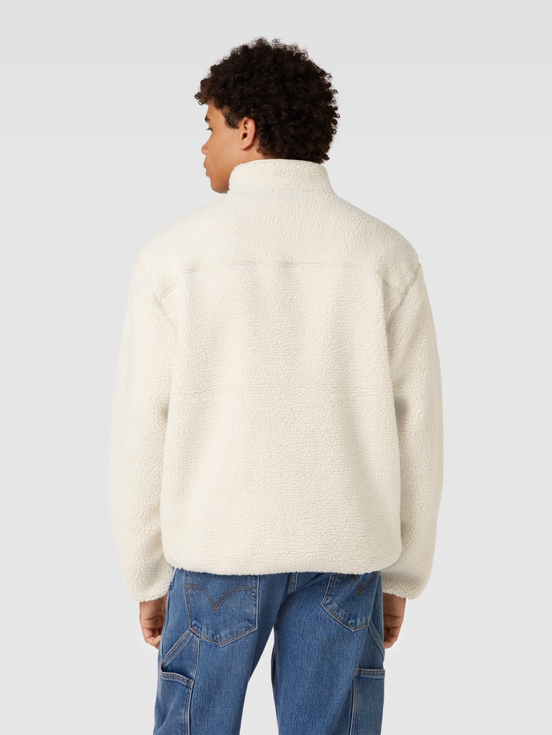 Sweatjacke aus Teddyfell Modell 'MOUNT HOPE' in beige