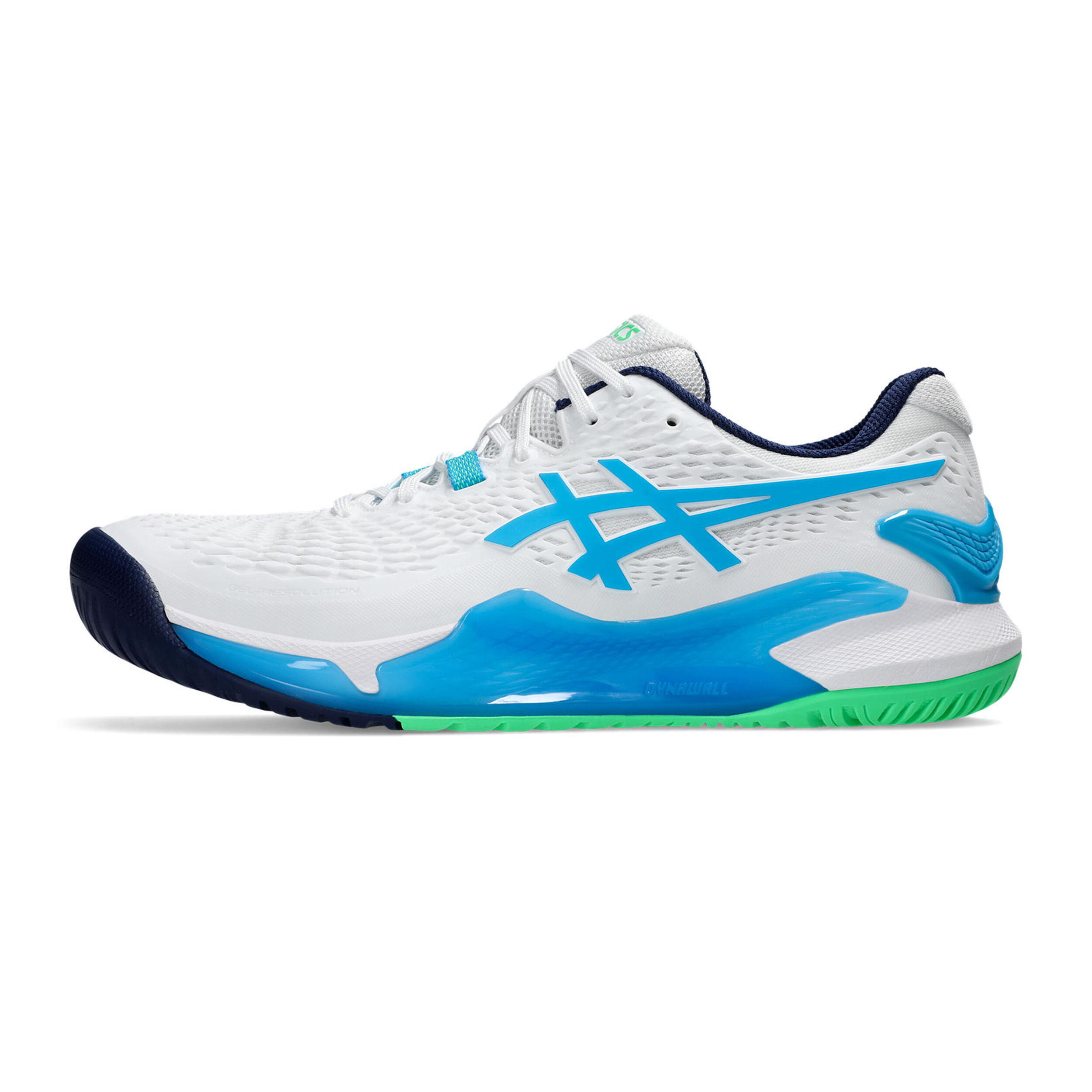 Gel-Resolution 9 Allcourtschuh Herren - Blau, Weiß